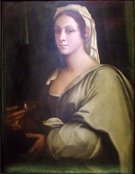 Vittoria Colonna, por Sebastiano del Piombo. en 1520 (a sus 30 años de edad).